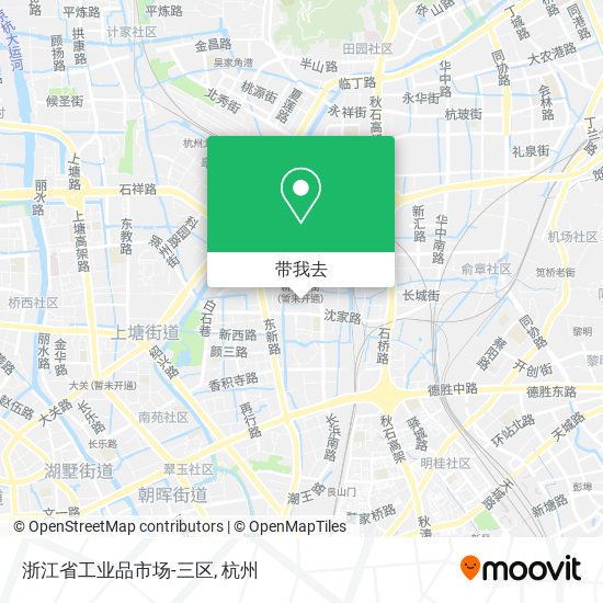 浙江省工业品市场-三区地图