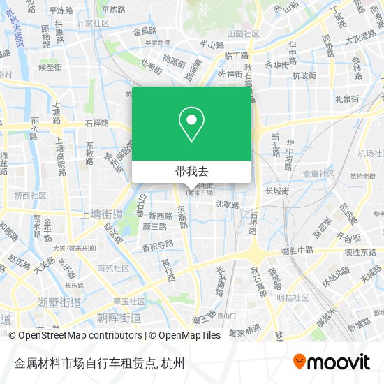 金属材料市场自行车租赁点地图