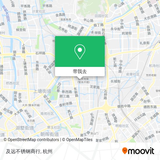 及远不锈钢商行地图