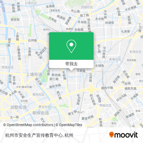 杭州市安全生产宣传教育中心地图