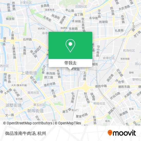 御品淮南牛肉汤地图