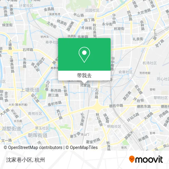 沈家巷小区地图