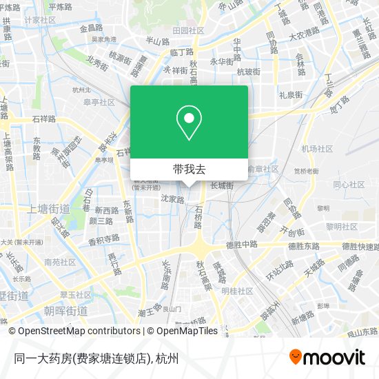 同一大药房(费家塘连锁店)地图