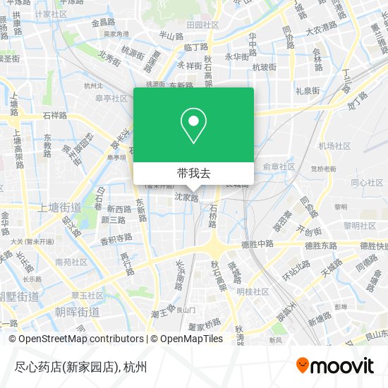 尽心药店(新家园店)地图