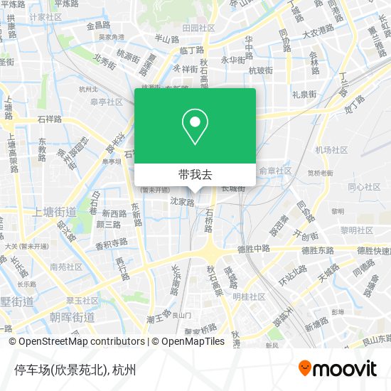 停车场(欣景苑北)地图