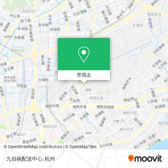 九佰碗配送中心地图