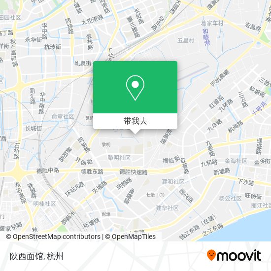 陕西面馆地图