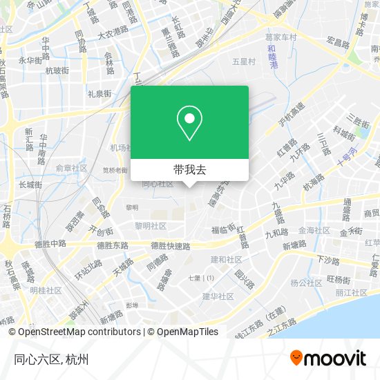 同心六区地图