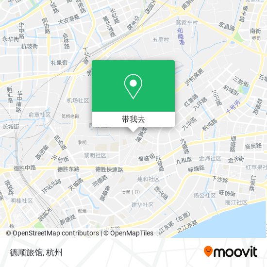 德顺旅馆地图