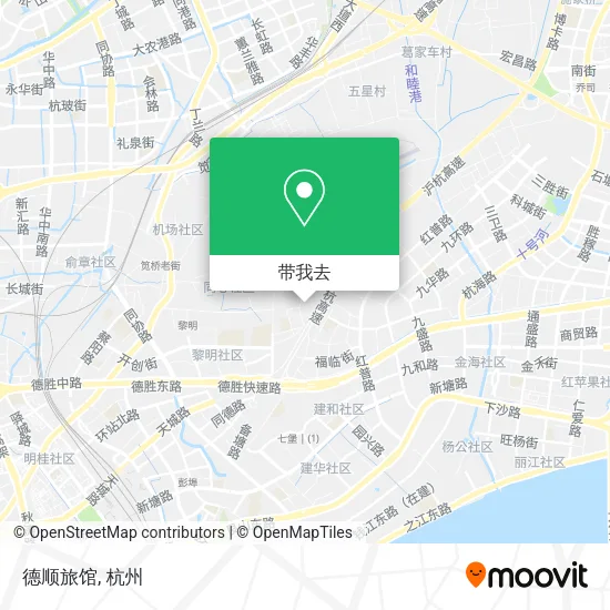 德顺旅馆地图