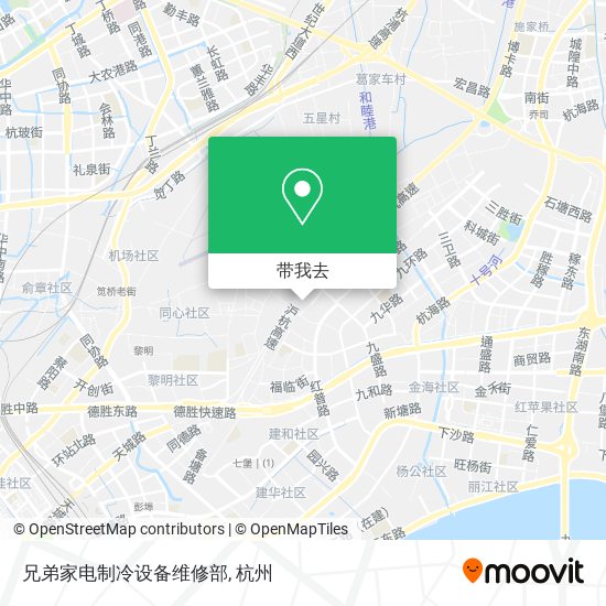 兄弟家电制冷设备维修部地图