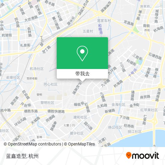 蓝鑫造型地图