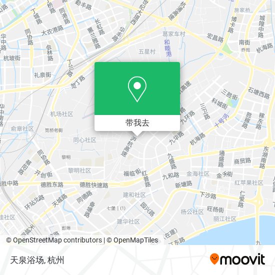 天泉浴场地图