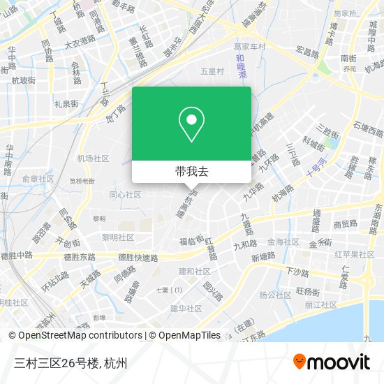 三村三区26号楼地图