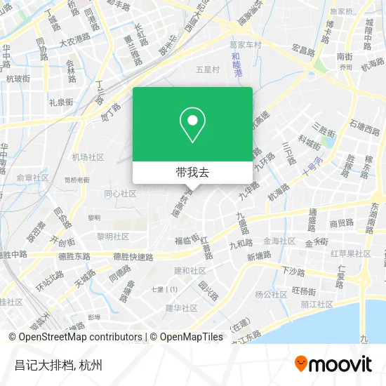 昌记大排档地图