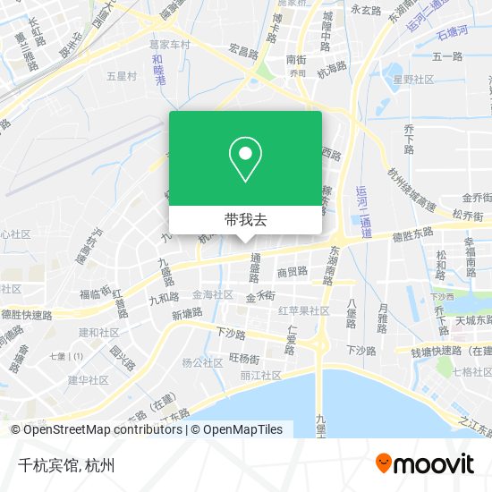 千杭宾馆地图