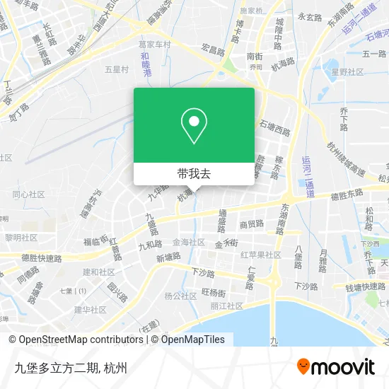 九堡多立方二期地图