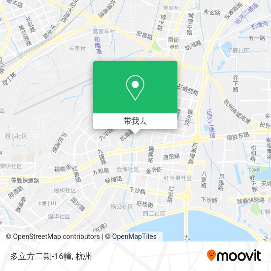 多立方二期-16幢地图