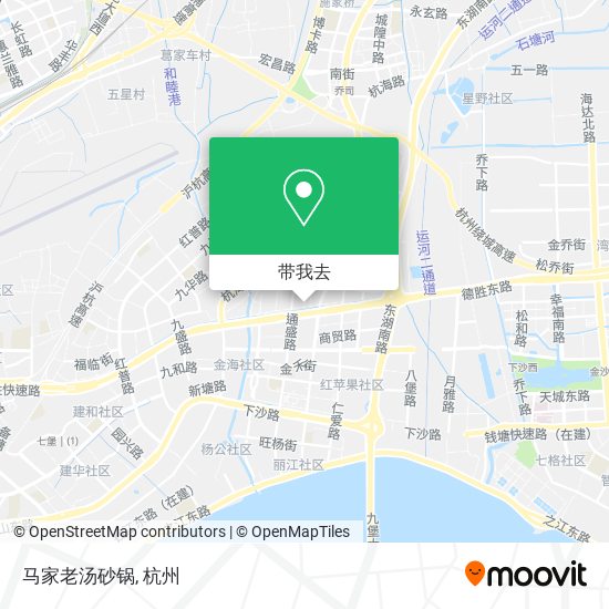 马家老汤砂锅地图