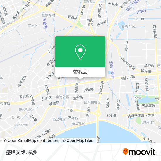 盛峰宾馆地图