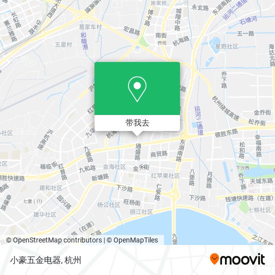 小豪五金电器地图