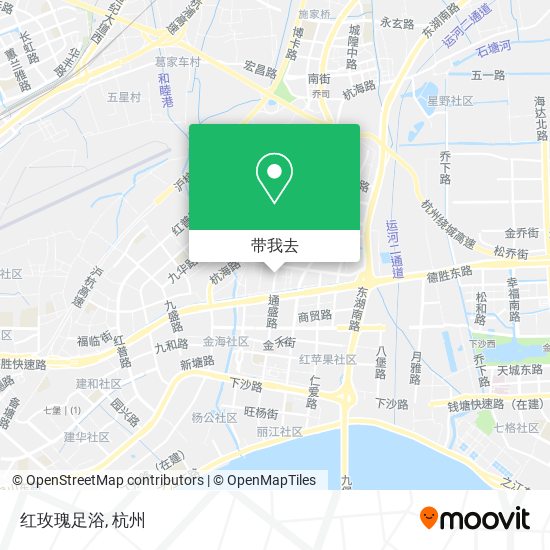 红玫瑰足浴地图