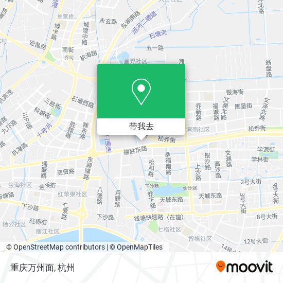 重庆万州面地图