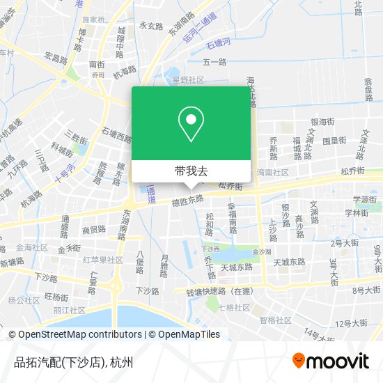 品拓汽配(下沙店)地图