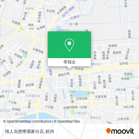 情人岛悠悸酒家分店地图