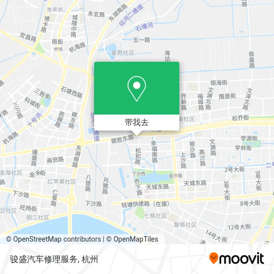 骏盛汽车修理服务地图