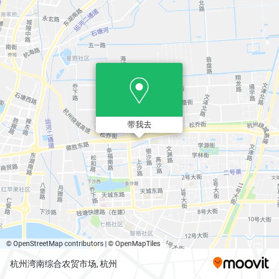 杭州湾南综合农贸市场地图