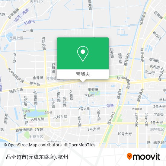 品全超市(元成东盛店)地图