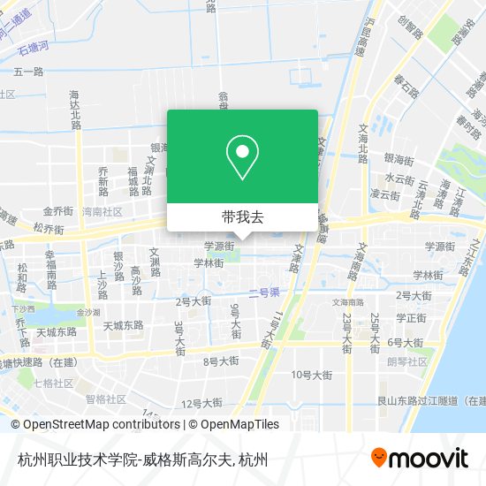 杭州职业技术学院-威格斯高尔夫地图