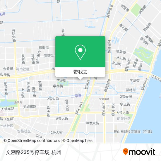 文溯路235号停车场地图