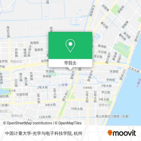 中国计量大学-光学与电子科技学院地图