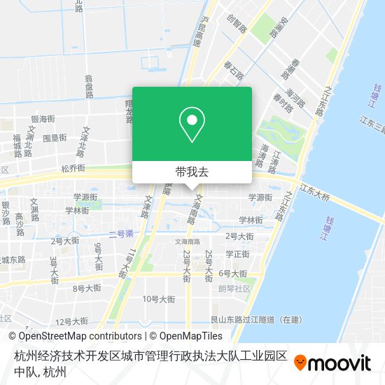 杭州经济技术开发区城市管理行政执法大队工业园区中队地图