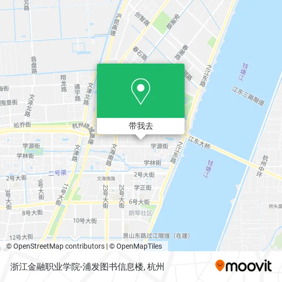 浙江金融职业学院-浦发图书信息楼地图