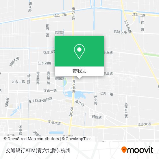 交通银行ATM(青六北路)地图