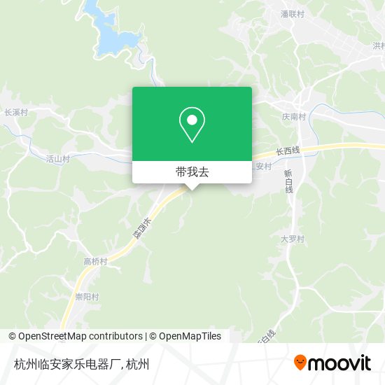 杭州临安家乐电器厂地图