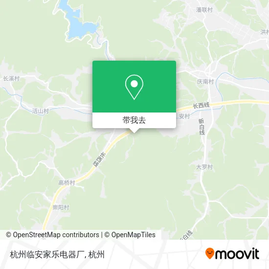 杭州临安家乐电器厂地图