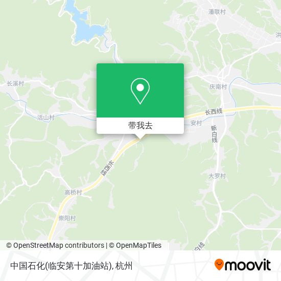 中国石化(临安第十加油站)地图