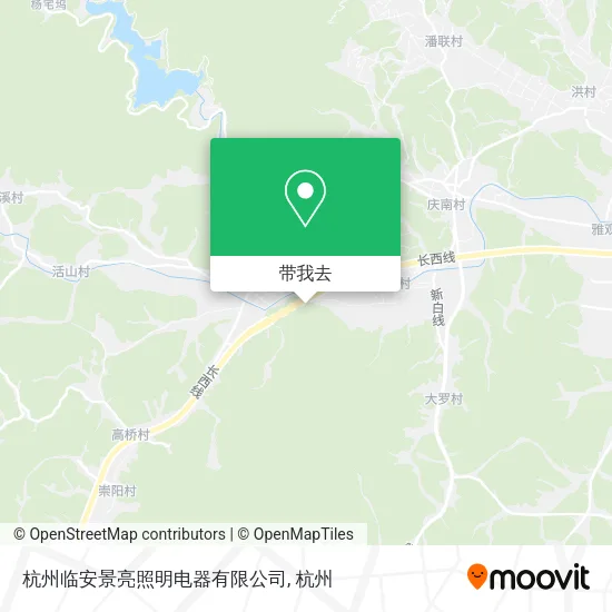 杭州临安景亮照明电器有限公司地图