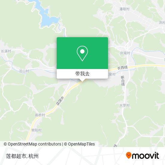 莲都超市地图