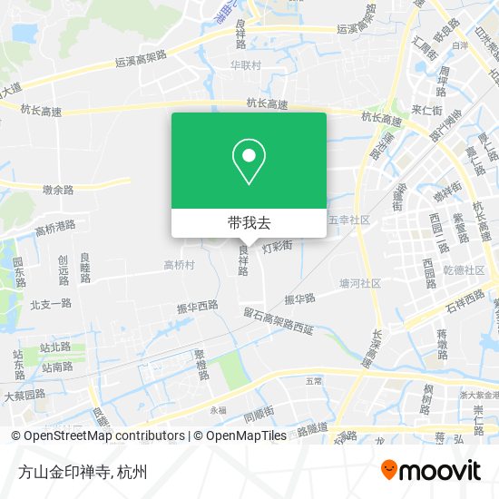 方山金印禅寺地图