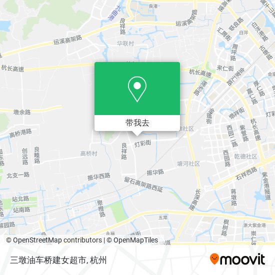三墩油车桥建女超市地图