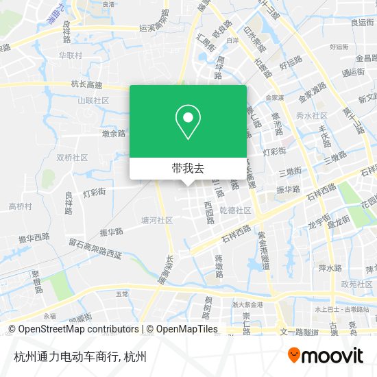 杭州通力电动车商行地图
