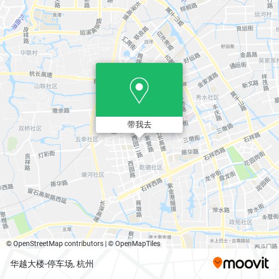 华越大楼-停车场地图