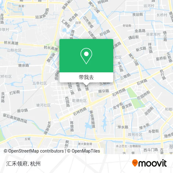 汇禾领府地图