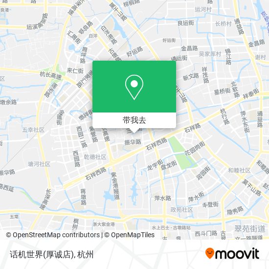 话机世界(厚诚店)地图
