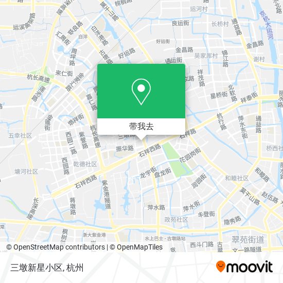 三墩新星小区地图